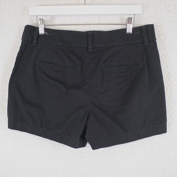 Ann Taylor Loft Outlet Black Chino Shorts 6 33/4 Mid Rise - Picture 2 of 5